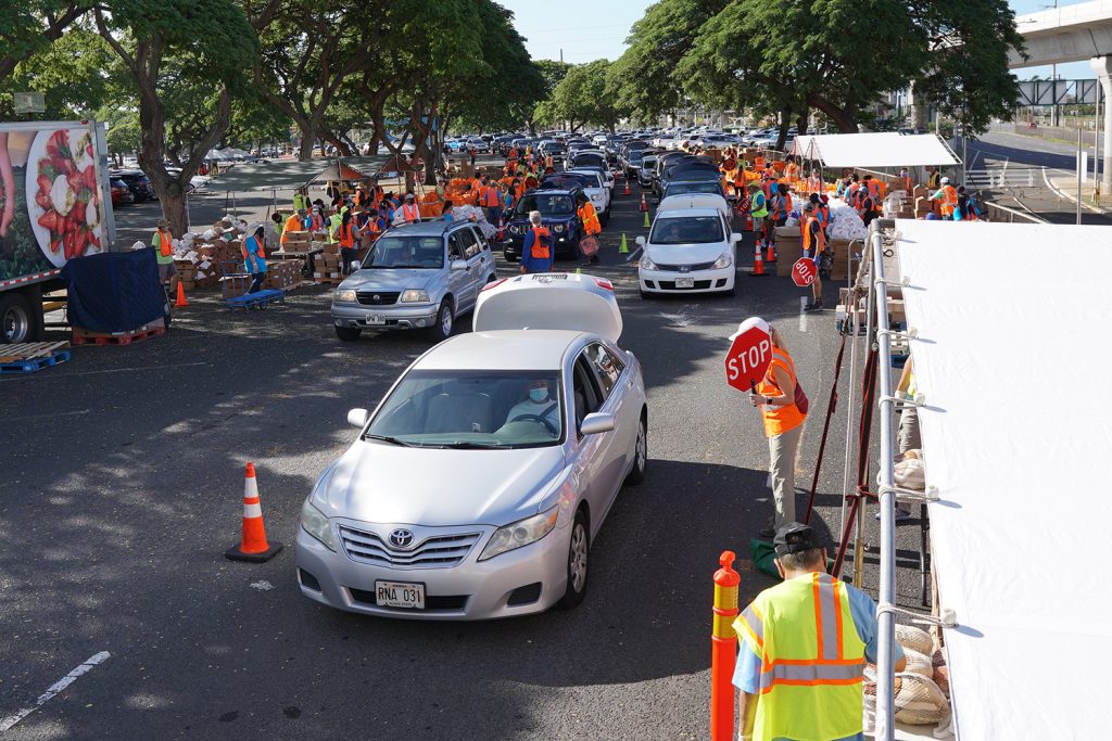 Great Aloha Run Food Distribution