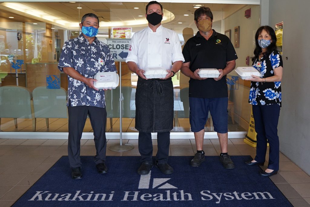 Hata Cares Meals Kuakini Medical Center