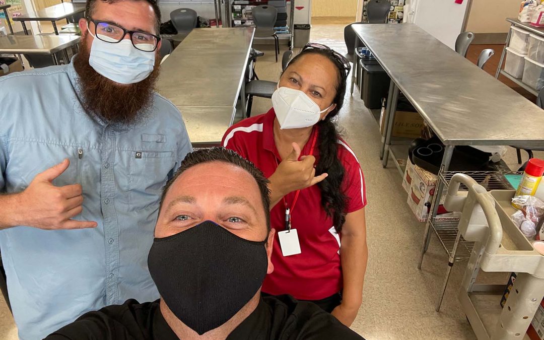 Chef Chris Blanc at Kahuku High School