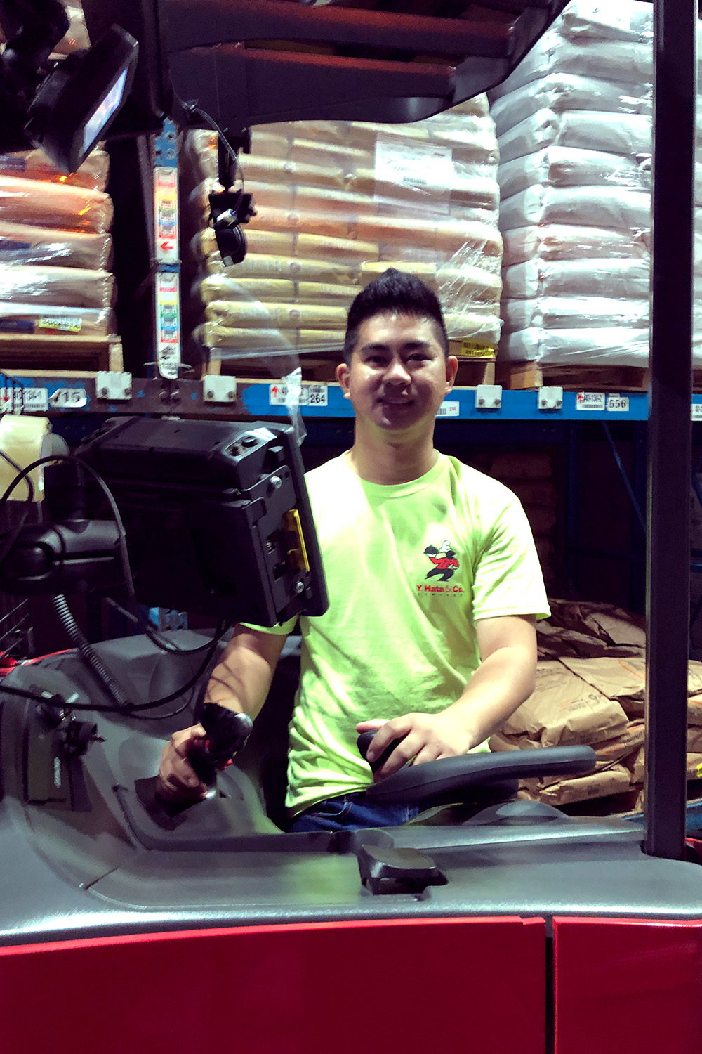 Y. Hata Warehouse Forklift Operator Y. Hata Warehouse Forklift Operator