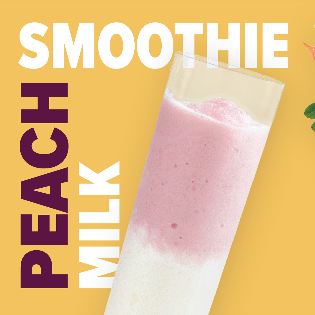 Peach Milk Smoothie