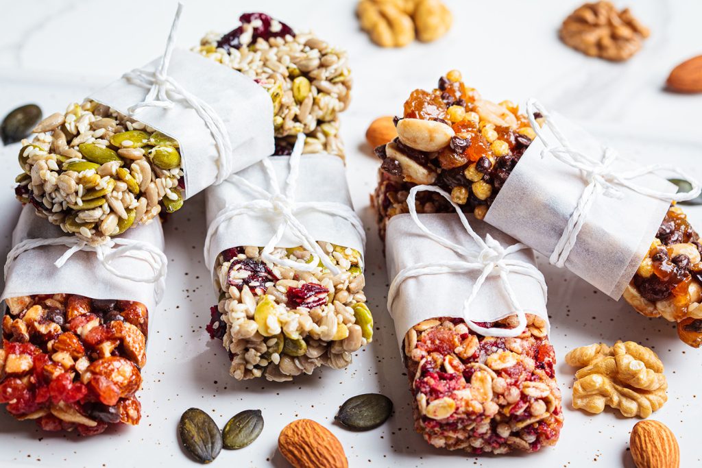 Dried Fruit Granola Bars