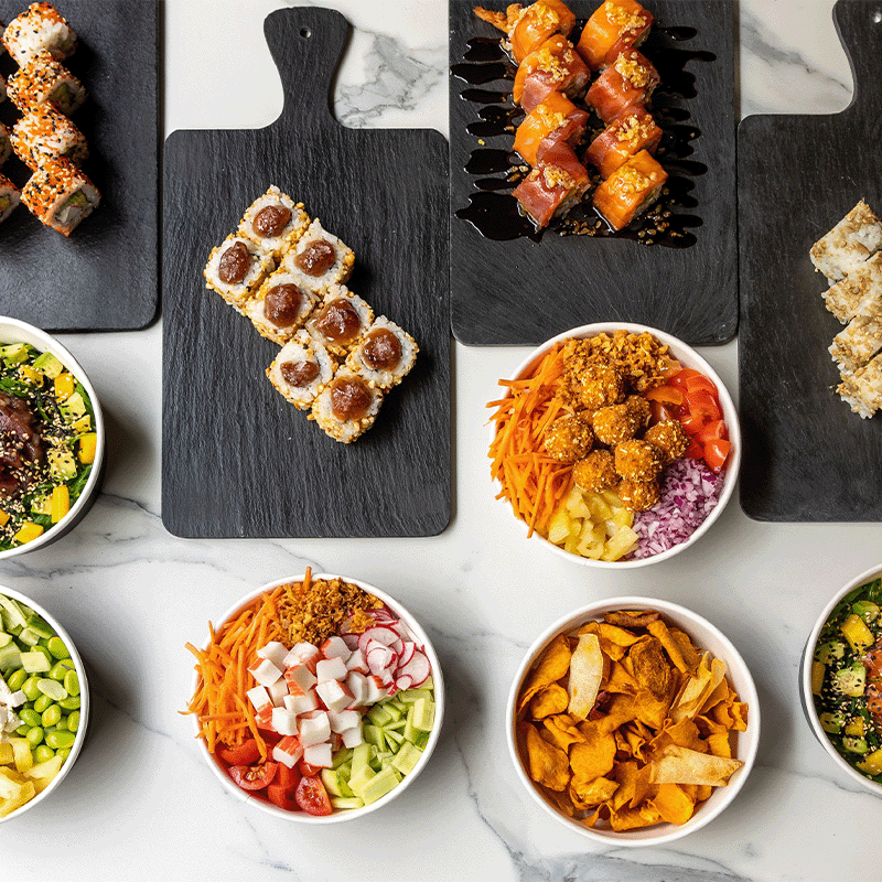 small bites shareable sushi