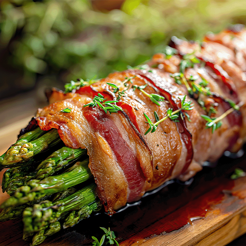 bacon wrapped aspargus