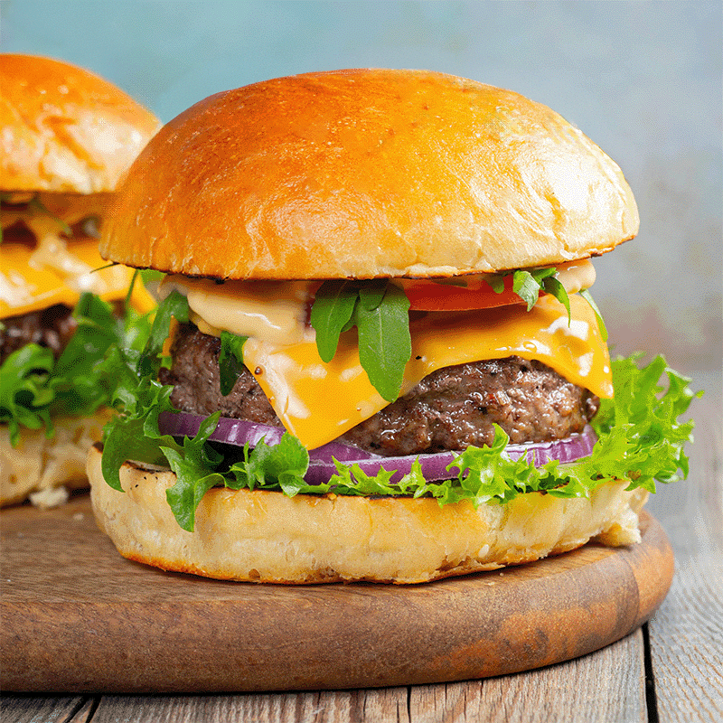 cobblestreet american cheese slices hamburger no seed bun 1